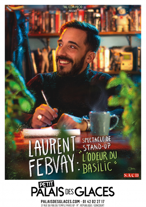 Affiche du spectacle dans L’odeur du Basilic