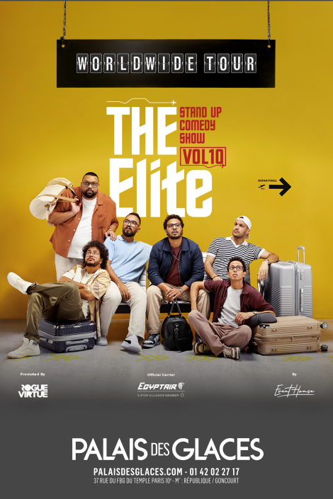 Affiche du spectacle The Elite Standup Comedy Paris