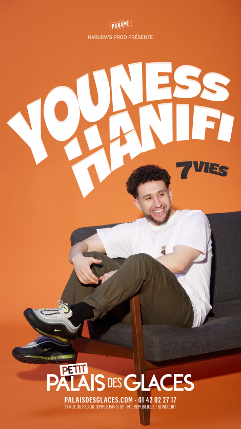 Affiche du spectacle YOUNESS HANIFI DANS 7 VIES